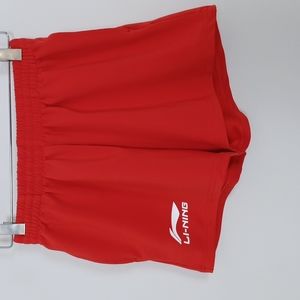✨3/$25✨Li-Ning Womens Red Athletic Shorts - S